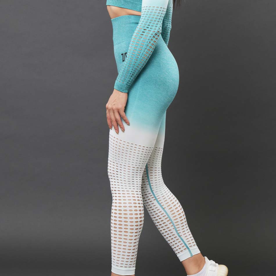 knitted yoga setGreen Zat Outfit